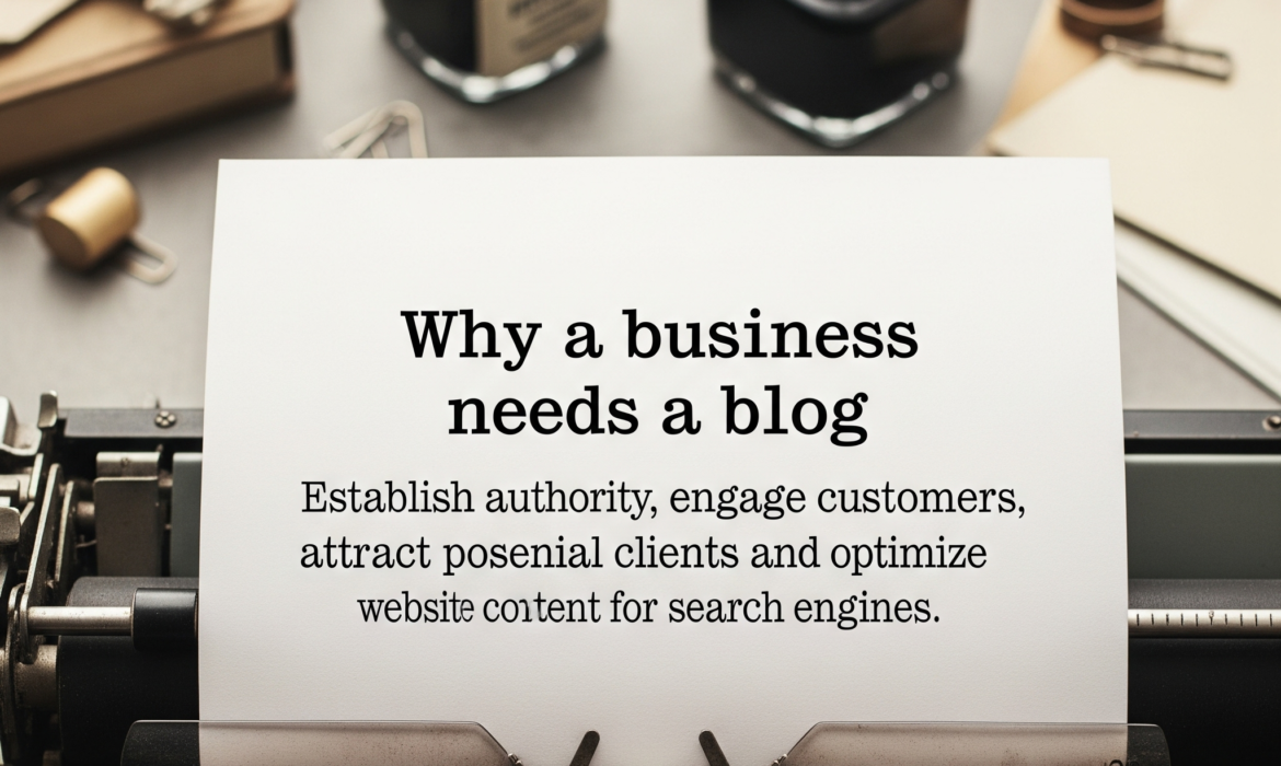 Why Your Business Needs a Blog